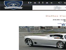 Tablet Screenshot of dallassteeringwheel.com